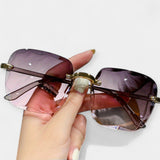 Bezrāmju Klasiskās Retro Brilles