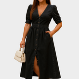 Denim kleita ar pogām