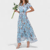 Mila - Luksusa garā kleita eleganta griezuma