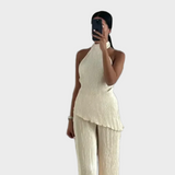 Elegants plisēts komplekts