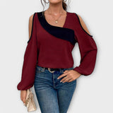 Anica - Blūze ar kvadrātveida izgriezumu