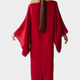 Filipa - Kimonos Kleita no Linu un Kokvilnas ar Jostu